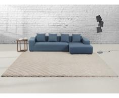 Teppich beige 140 x 200 cm Hochflor ORDU