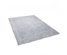 Teppich grau meliert 200 x 200 cm Shaggy DEMRE
