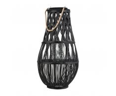 Laterne schwarz 56 cm TONGA