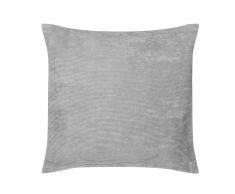 Dekokissen Cord-Optik grau 45 x 45 cm NOLANA