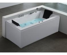 Whirlpool-Badewanne links weiss VARADERO