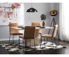 Esszimmertisch heller Holzfarbton 160 x 90 cm PASADENA