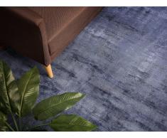 Teppich marineblau 140 x 200 cm Kurzflor GESI
