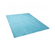 Teppich hellblau 200 x 200 cm Shaggy DEMRE