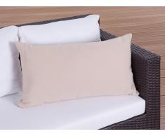 Dekokissen, Zierkissen, sandbeige, 40x70cm