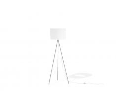 Stehlampe Chrom/weiss 148 cm VISTULA