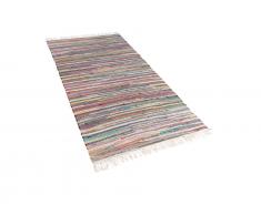 Teppich hellbunt 80 x 150 cm Kurzflor DANCA