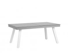Gartentisch grau ausziehbar 175/255 x 100 cm PERETA