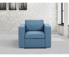Sessel Blau - Relaxsessel - Fernsehsessel - Chefsessel - Polstersessel - HELSINKI