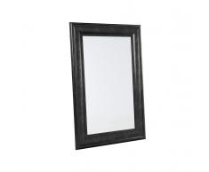 Wandspiegel schwarz rechteckig 60 x 90 cm LUNEL