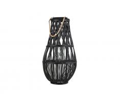 Laterne schwarz 75 cm TONGA