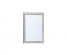 Wandspiegel silber rechteckig 61 x 91 cm BUBRY