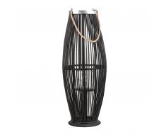 Laterne schwarz 84 cm TAHITI