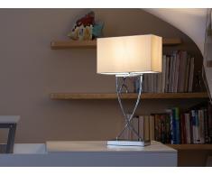 Tischleuchte weiss 62 cm YASUNI