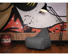 Sitzsack grau LINEN DROP