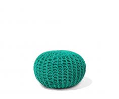 Pouf smaragdgrün 50 x 35 cm CONRAD II