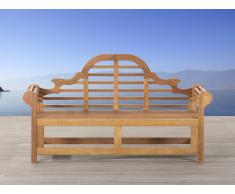 Gartenbank Holz hellbraun 180 cm JAVA MARLBORO