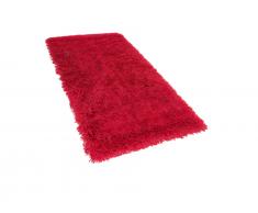 Teppich rot 80 x 150 cm Hochflor CIDE