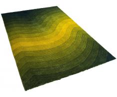 Teppich gelb-grün 300 x 400 cm Hochflor EFEZ