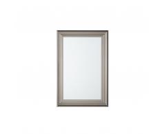 Wandspiegel silber rechteckig 61 x 91 cm CHATAIN