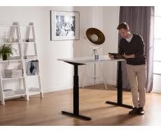 Schreibtisch schwarz/weiss 160 x 80 cm UPLIFT