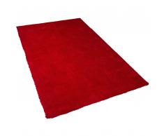 Teppich rot 160 x 230 cm Shaggy DEMRE