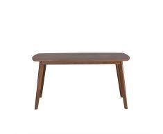 Esszimmertisch dunkler Holzfarbton 150 x 90 cm IRIS