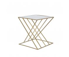 Beistelltisch Spiegel/gold SOLEDAD