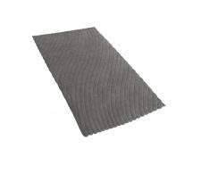 Teppich grau 80 x 150 cm Hochflor ORDU