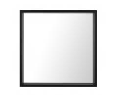 Wandspiegel schwarz quadratisch 50 x 50 cm BRIGNOLES