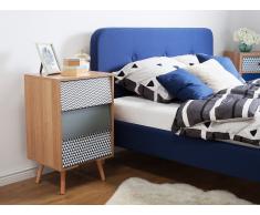 Nachttisch braun 3 Schubladen WINDSOR