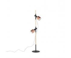 Stehlampe schwarz 148 cm OWENS