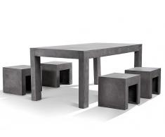 Gartenmöbel Set Beton 4-Sitzer TARANTO