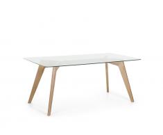 Esstisch Glas 180 x 90 cm HUDSON
