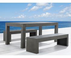 Gartenmöbel Set Beton 6-Sitzer TARANTO