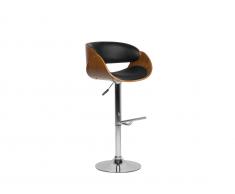 Barhocker schwarz/braun höhenverstellbar BAKU