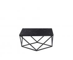 Couchtisch schwarz/schwarz Marmor Optik MALIBU