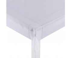 Tischdecke hellgrau 150 x 220 cm SALLAR