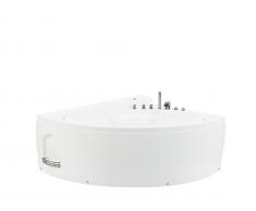 Whirlpool-Badewanne Eckmodell mit LED PELICAN