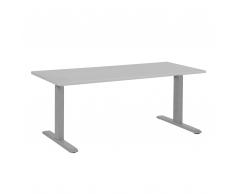 Schreibtisch grau 180 x 80 cm elektrisch höhenverstellbar UPLIFT II