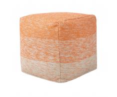 Pouf orange 40 x 40 cm HIRRI