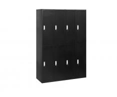 Garderobenschrank schwarz BAIKAL