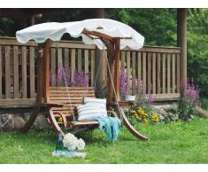 Gartenschaukel Sonnendach beige ANDRIA