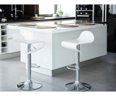 Barhocker weiss höhenverstellbar LIVERPOOL