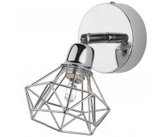 Wandleuchte silber ERMA