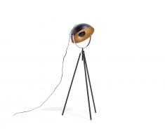 Stehlampe schwarz/gold 170 cm THAMES
