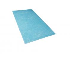 Teppich hellblau 80 x 150 cm Shaggy DEMRE