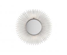 Wandspiegel silber Sonnenoptik ø80 cm CILLY