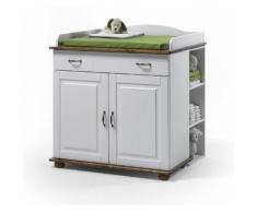 FIORE Wickelkommode Kommode Kiefer massiv weiss