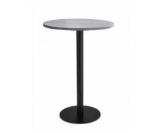 NIZZA Gastro Stehtisch rund 80 cm Beton Optik